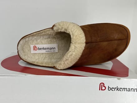 Berkemann -Dames - cognac/caramel - pantoffels - maat 41.5