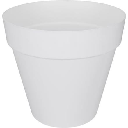 Elho Loft Urban Rond 40 - Bloempot voor Buiten - Ø 38.5 x H 35.3 cm - Wit