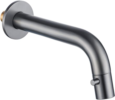 FugaFlow Eccelente Arredo Fonteinkraan - inbouw - uitloop 18cm - inkortbaar - PVD - geborsteld gunmetal -