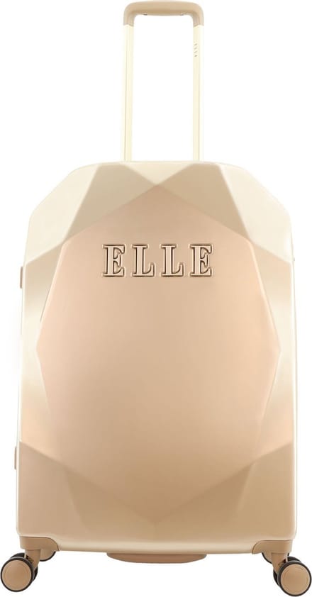 ELLE Diamond Harde Reiskoffer 76.5 cm - Large - Taupe - Taupe / Large