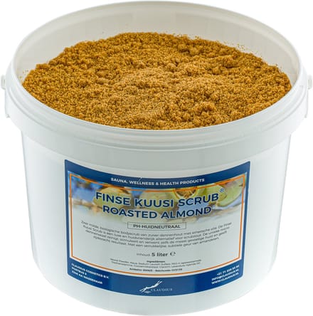 Kuusi Scrub Roasted Almond 5 liter - Hydraterende Lichaamsscrub