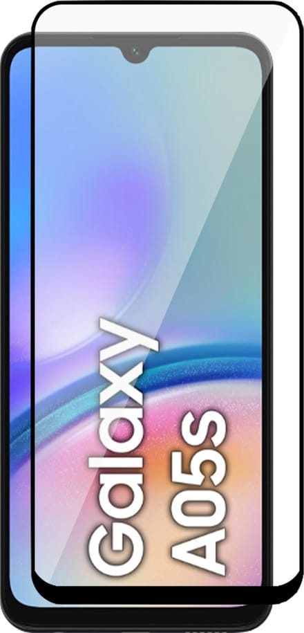 Screenprotector geschikt voor Samsung Galaxy A05s - Volledig Dekkend Glas Screen Protector