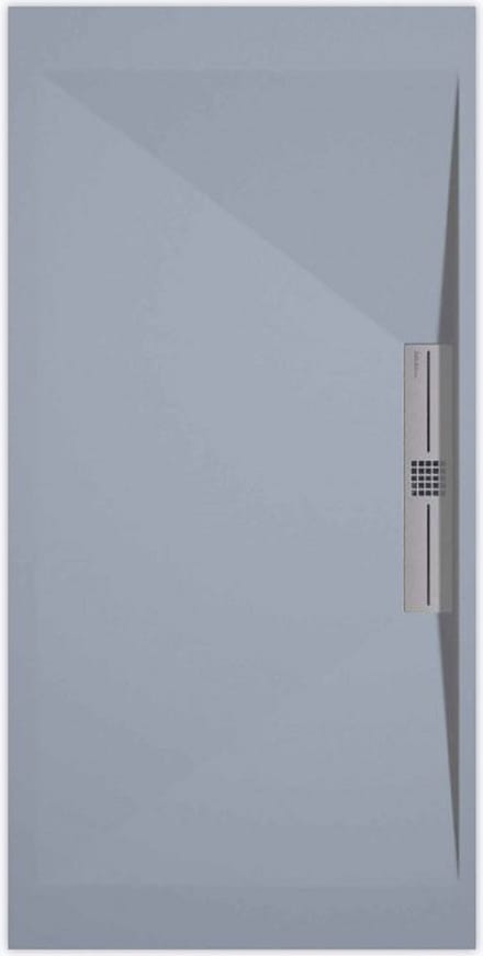 Sanifun douchebak Stone Side Gray Smooth 1600 x 800 S