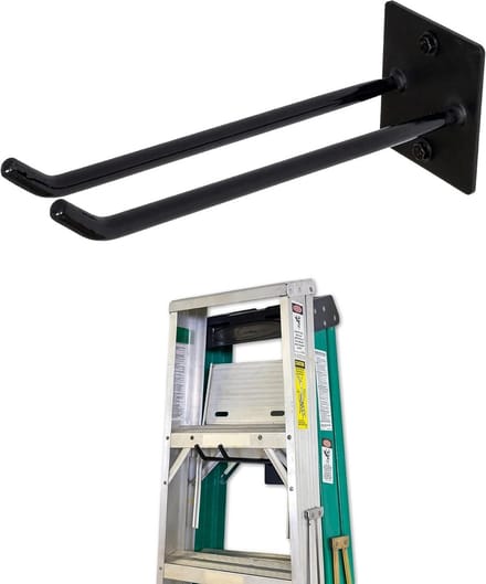 Stevige Wandhaak voor Ladders en Opvouwbare Trapjes - Garage Opslag