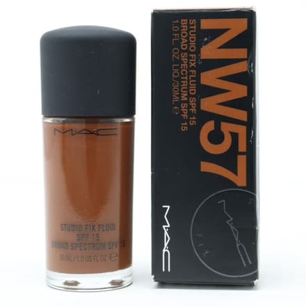 MAC, Studio Fix Fluid, Finition Mate, Fond de Teint Liquide, NW57, FPS 15, 30 ml