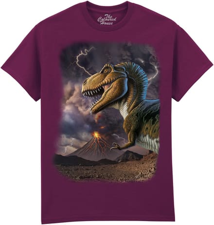 Dinosaurus Volcano Rex The Coloured House T-shirt S