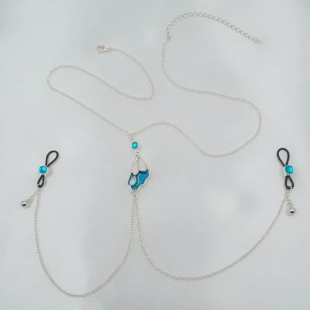 Sylvie Monthulé | Silver Nipple Clamp and Nipple Jewelry | Wings