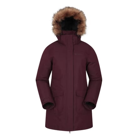 Mountain Warehouse Dames/Dames Tarka II Lang Gewatteerd Jasje (Bourgondië)
