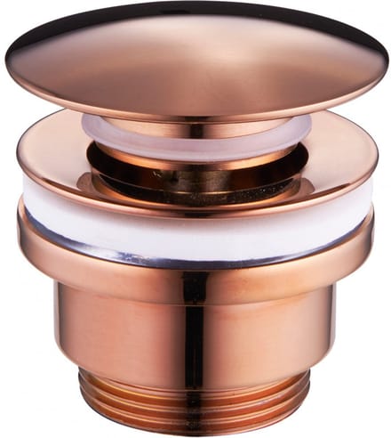 Mexen Klik-Klak Stop Kraan Universeel, Rood Goud - 79930-60