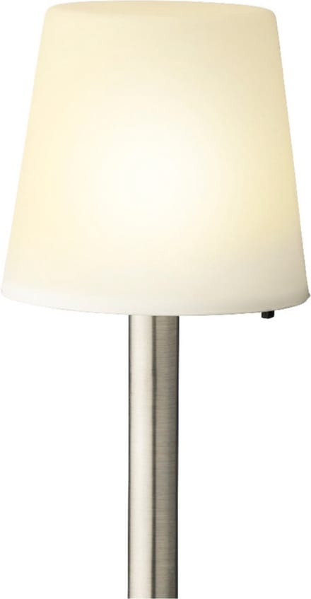 Lumineo Prikspot solar tuinlamp - warm wit licht - 33 cm - inclusief grondpin