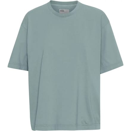 Dames-T-shirt Colorful Standard Organic oversized steel blue