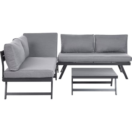COCCORINO - Tuinset - Donkergrijs - Aluminium