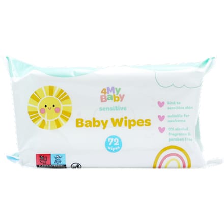 4MyBaby Sensitive Babydoekjes - 72 stuks
