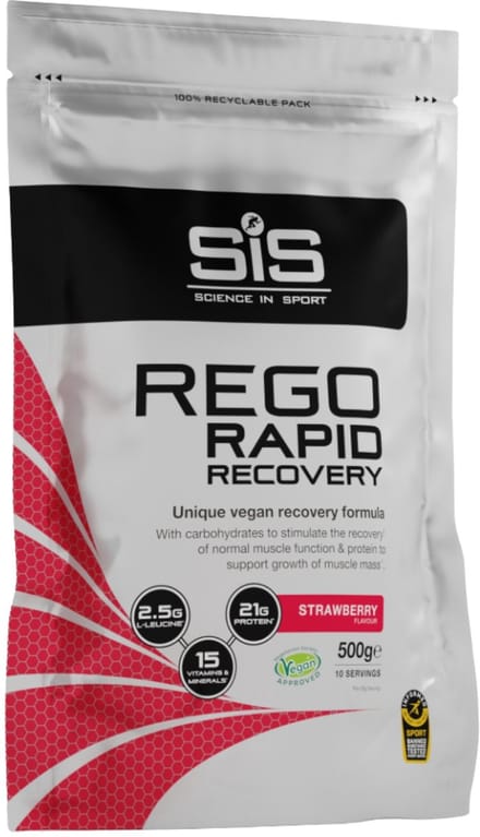 SIS REGO Rapid Recovery (500g) Strawberry - Intra- & Post-Workout - voor na de training
