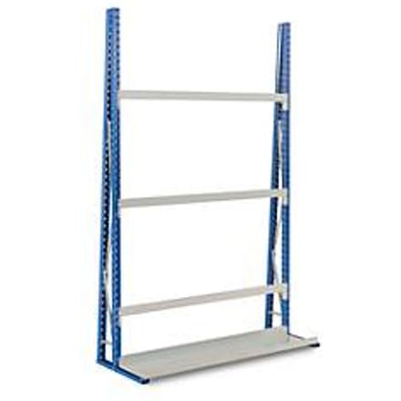 Profiel-magazijnrek, eenzijdig, basissectie, H 2500 x L 1500 x D 340 mm