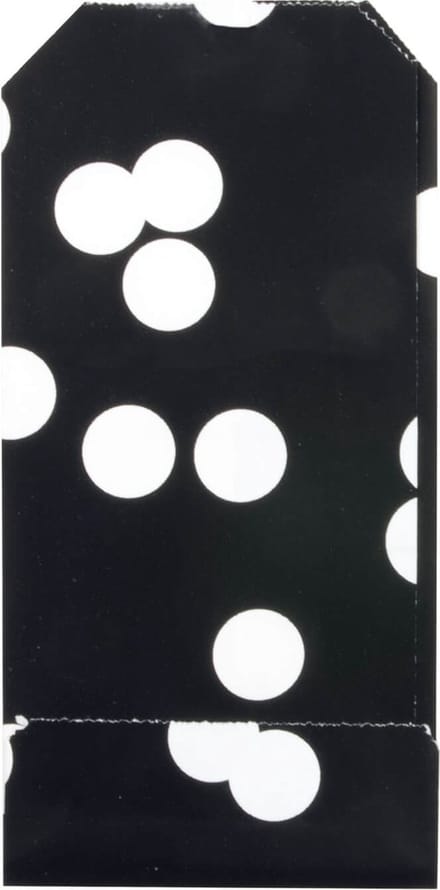 200x Papieren Zakjes Dots 7x13cm