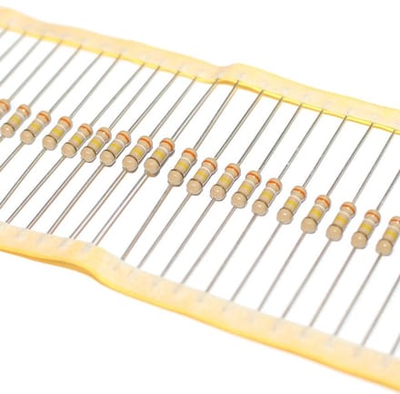 Weerstandselementen - Condensator - Elektronische Projecten - Koolstofcoating - 1.5 Ohm 1/2W - Zwart