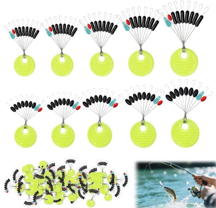 Dailygoods- Bobber Stopper 270 Stuks - Rubberen Stoppers - Float