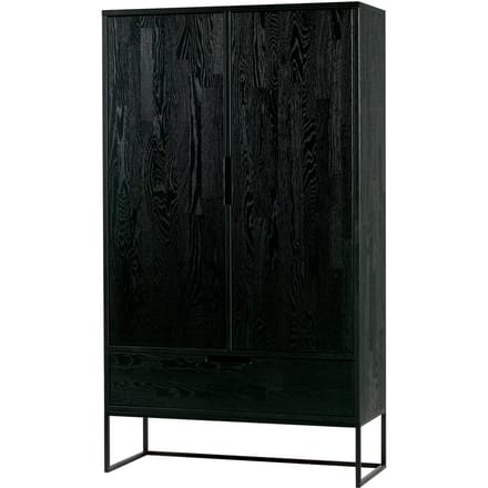 WOOOD Silas 2-Deurs Kast - Essen - Blacknight - 149x85x35