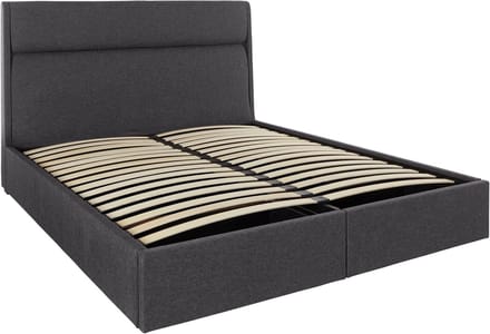 Aztec-Bed - Donkergrijs Stof