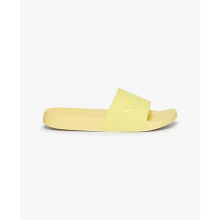 Superdry - Vegan badslippers met logo - Dames - Slippers