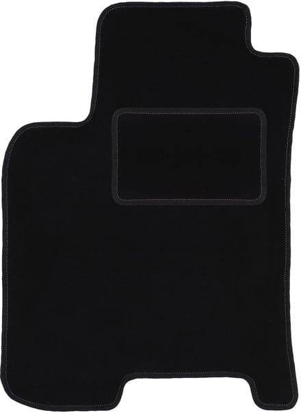 Chauffeursmat zwart voor: Daewoo Lanos sedan, hatchback (1997-2004)