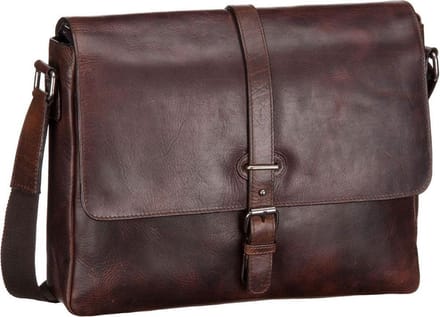 Leonhard Heyden Roma crossbody M 13 inch - Bruin