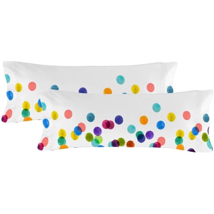 Set van 2 kussenslopen Confetti | Happy Friday
