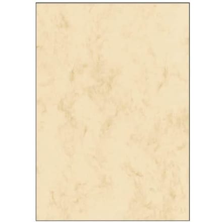 Sigel designpapier A4 marmer beige 200 grams 25 vel