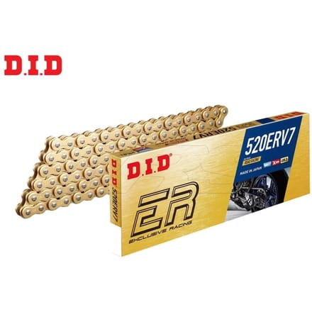 Motorfiets rolketting D.I.D 520Erv7(G&G) X 120 Mail. Zj
