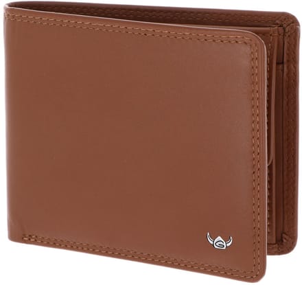 Golden Head Leren portemonnee Polo RFID Protect Scheintasche 1135 Cognac bruine