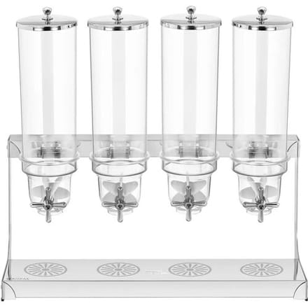 Royal Catering Granen Dispenser - 4 x 3.5 L - 4 containers 10011388