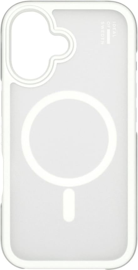 iDeal of Sweden Ideal Bumper Case met magnetische ring geschikt voor iPhone 16 Plus Cloudy White