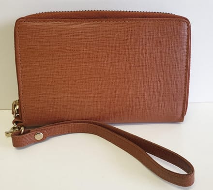 Bloomsbury ritsportemonnee halflang Cognac