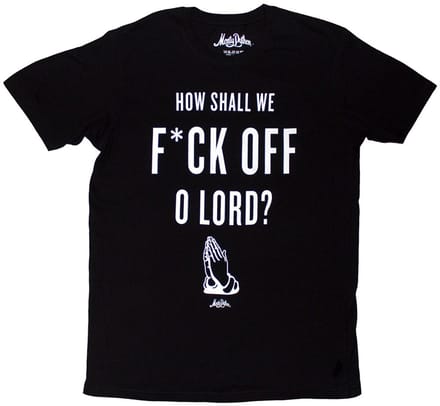Monty Python - F Off Heren Tshirt - S - Zwart