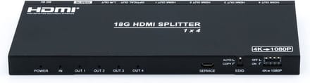 DVDO 4K HDMI 1-4 Splitter met Scaler en audio extractor
