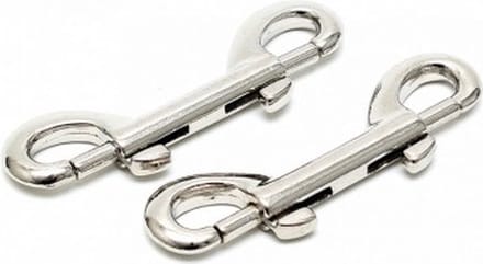 Nooitmeersaai -Dubbele musketon haken (per paar)
