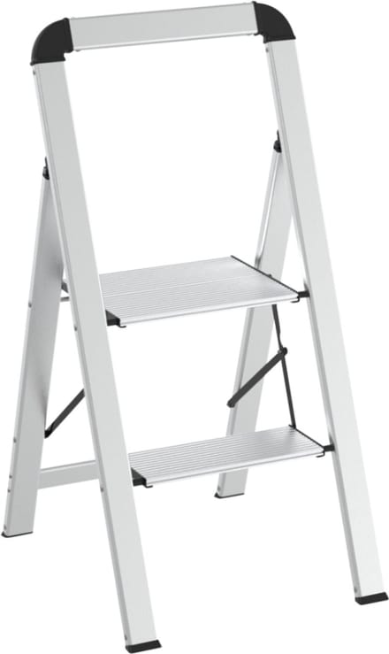 Escalo - Trapladder - Ultraslim - Aluminium - Inklapbaar - 2 treden