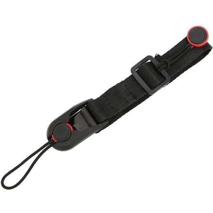 Polsband Riem Snelontgrendeling Veiligheidskoord Verstelbaar Elastisch Universeel voor Actiecamera black