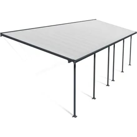 Palram | Canopia - Terrasoverkapping Feria - Donkergrijs - 3x9.7m