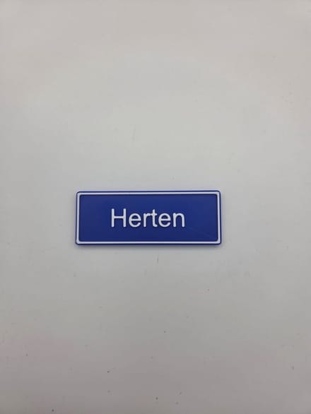 Koelkast Magneet plaatsnaam 8 X 3 CM Herten