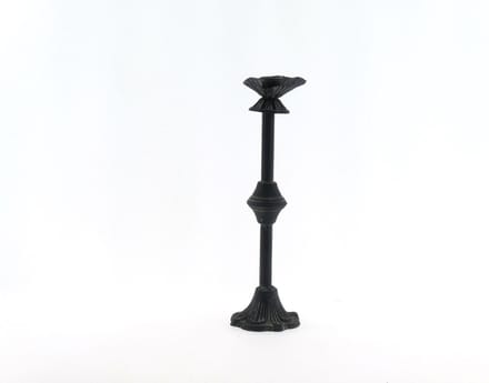 Kandelaren - Candleholder Metaal 9x32 Ant. Black