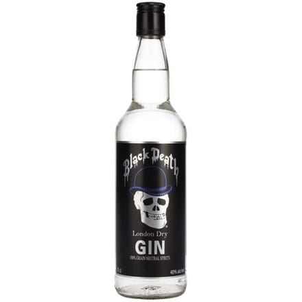 Zwarte Dood Gin Black Death London Dry Gin 40% Vol. 0,7l