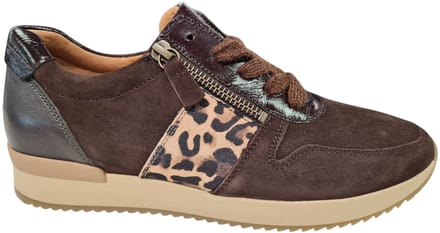 Gabor -Dames - bruin donker - sneakers - maat 37.5