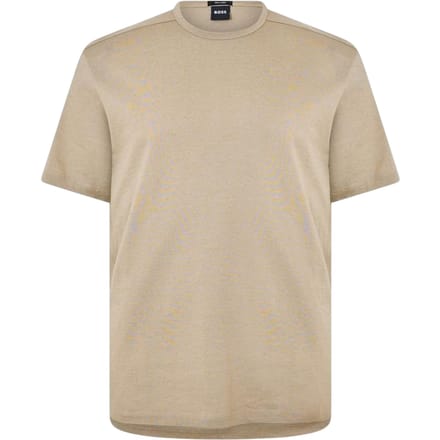 Boss Heren Tiburt Effen T-shirt (Donker Beige)