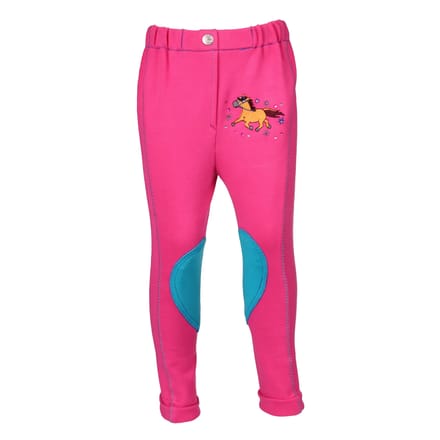 Horka Rijbroek Mini Knie Grip Kids - Donkerroze - 110