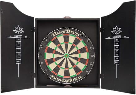 Professioneel dartbord met varkenshaar en metalen versterking