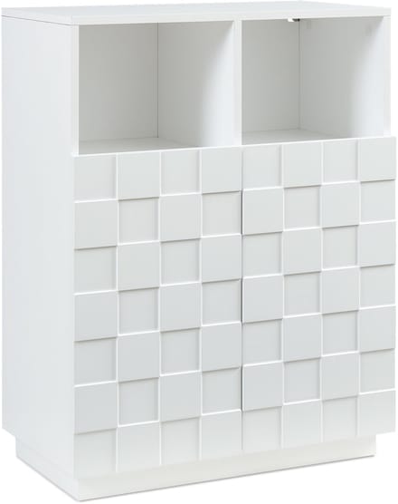 Commode Bopibobro 86x64x36 cm wit [en.casa]