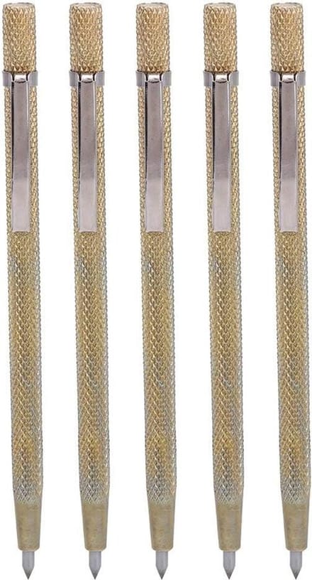 Gravure Pen - Metaal Scribe Tool - Materiaal Markeren - Wolfraamcarbide Punt - 5 Stuks - Metaal