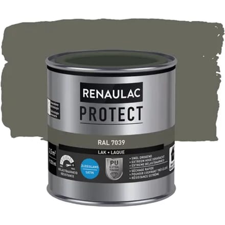 Renaulac Protect - Zijdeglans - Kwartsgrijs Ral 7039 - 250ml